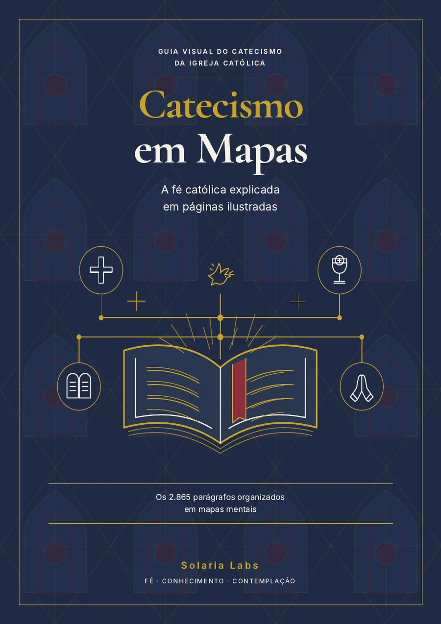 Catecismo em Mapas: a fé católica explicada em páginas ilustradas