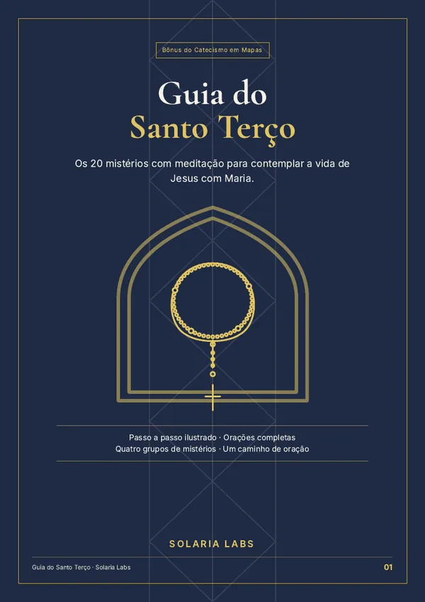 Capa do Guia do Santo Terço